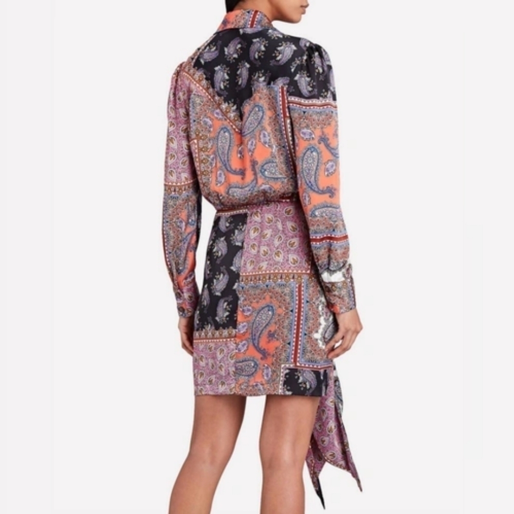𝅺petersyn Agnes Paisley Print Shirt Dress NWT - Picture 2 of 14